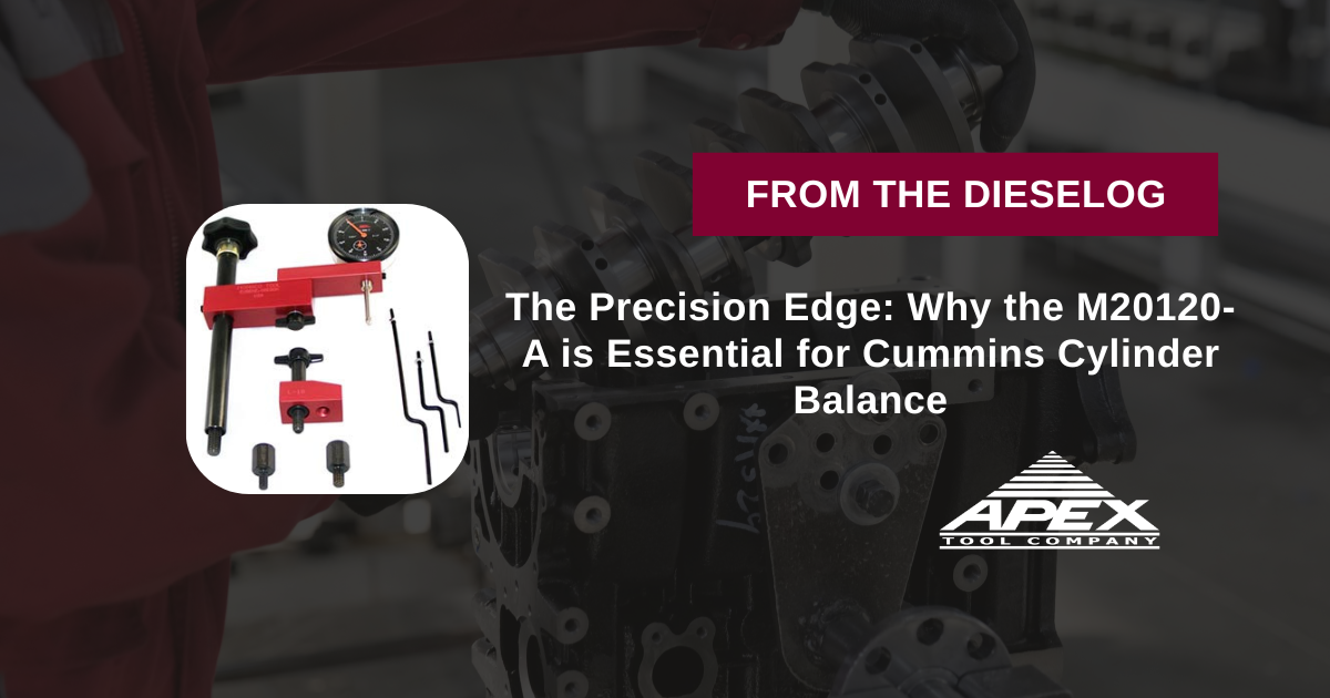 The Precision Edge: Why the M20120-A is Essential for Cummins Cylinder Balance